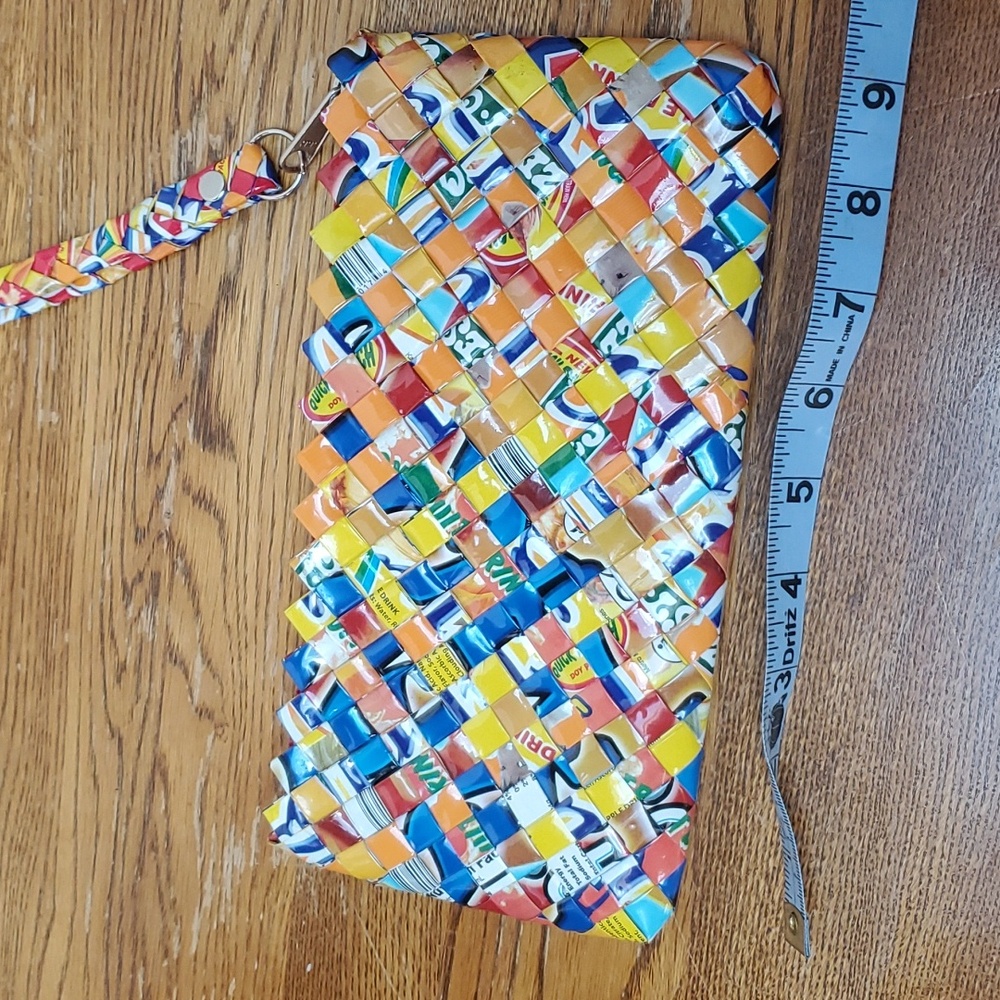 Candy wrapper clutch